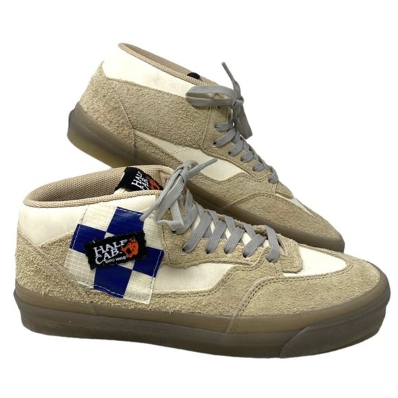 Vans Other - VANS x Rokit Half Cab 33 DX Suede Beige Sneakers Men's Size Mid Shoe VN0A5KX6BKV